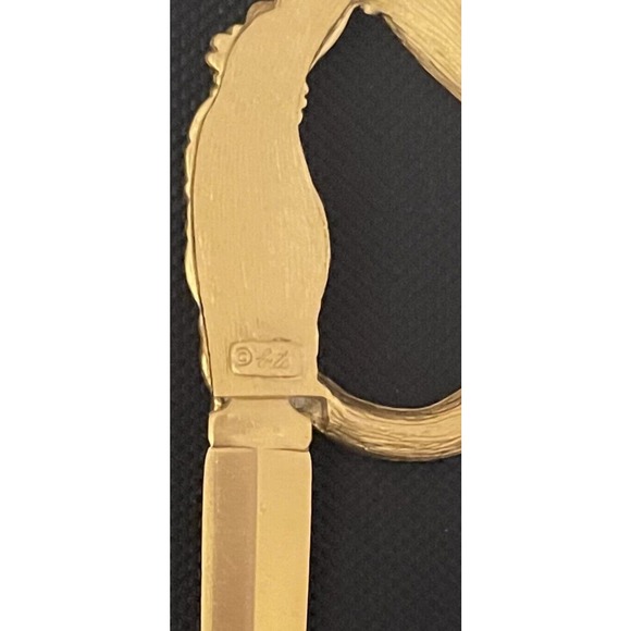 ERTE object d'art “Firefiles” Gold-Plated Pewter & Steel Letter Opener VINTAGE - Picture 6 of 8